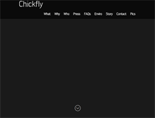 Tablet Screenshot of chickfly.com